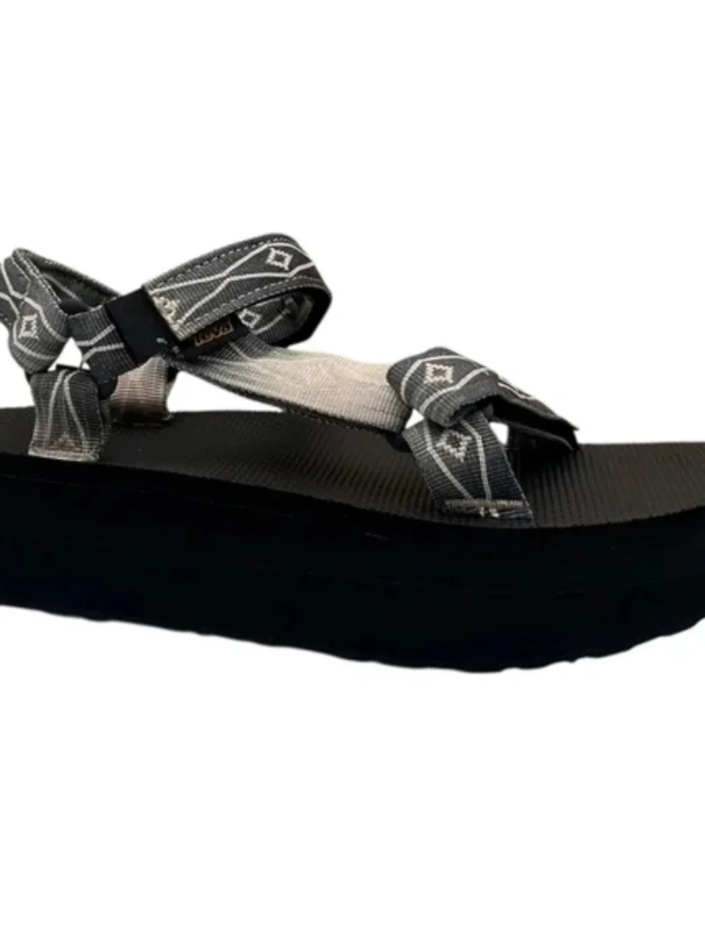 Teva Women S Flatform Universal Sunscape Sandal Waterles Black/Cream US 9